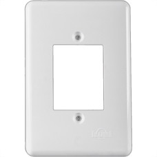 Placa Conjunto Ilumi Stylus Branco 4X2 -3 Interuptores - 2051