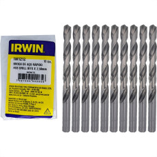 Broca Aco Rapido Irwin 2,5 Mm - Kit C/10 Pecas