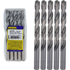 Broca Aco Rapido Irwin 10,0 Mm - Kit C/5 Pecas