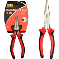 Alicate Bico Meia Cana Eda 6'' Profissional Cromo Vanadio - 9Jw