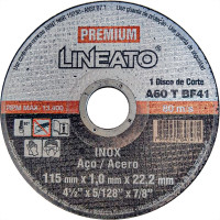 Disco Aco Inox Itambe 4.1/2''X5/128''X7/8'' Lineato - Fino 1,0Mm