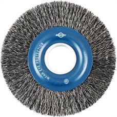 Escova De Aco Circular Brasfort 6 X 3/4'' Aco Latonado Blister - 7247