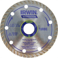 Disco Diamantado Irwin Turbo 110Mm X 20Mm - 13893 - Kit C/5 Pecas