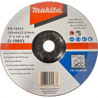 Disco Desbaste Makita - 7''X1/4''X7/8'' - D-19853