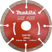 Disco Diamantado Makita Mak-Fast Segmentado Seco 105Mm - D08785