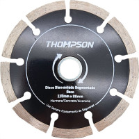 Disco Diamantado Thompson Segmentado Seco 110Mm X 20Mm - 691