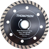 Disco Diamantado Thompson Turbo Seco / Refrigerado 110Mm X 20Mm - 693