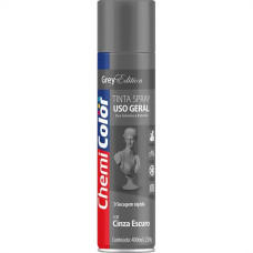 Spray Chemicolor Cinza Escuro 400Ml/250G.