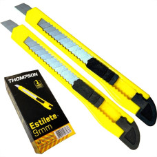 Estilete Estreito Thompson 9Mm - Kit C/12 Pecas