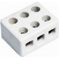 Conector Porcelana Foxlux 3 Polos 10Mm