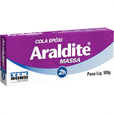 Massa Epoxi Araldite Tekbond 100G - Kit C/12 Pecas