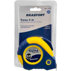 Trena Brasfort Emborrachada Auto Trava E Ima 5Mx25Mm - 7755