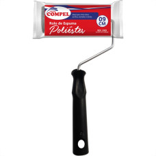 Rolo De Poliester Compel 9Cm - Kit C/12 Pecas