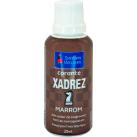 Corante Para Tinta Xadrez Marrom (50Ml) - Kit C/12 Pecas