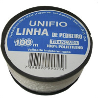 Linha Para Pedreiro 1 Fio Unifio 100M - Kit C/12 Pecas