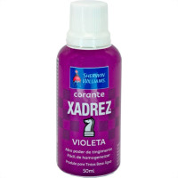 Corante Para Tinta Xadrez Violeta (Lilas) (50Ml) - Kit C/12 Pecas