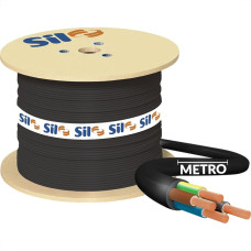 Cabo Flexivel Sil 1Kv 2 X 4,0 Por Metro Hepr 90ºc