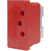 Modulo Pial Plus 1 Tomada 20A. Vermelho 615079