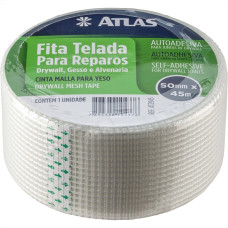 Fita Telada Atlas Para Reparos Auto Adesiva 50Mm X 45M