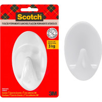 Gancho 3M Scotch Permanente Grande 3Kg Com 1 Peca