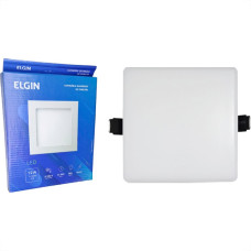 Plafon Led Embutir Elgin Quadrado 12W. 6500K. Bivolt