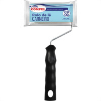 Rolo La Compel 9Cm Carneiro 1209 - Kit C/12 Pecas