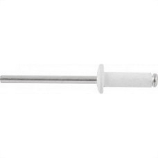 Rebite Rebitop Aluminio Branco Repuxo R-416 Milheiro