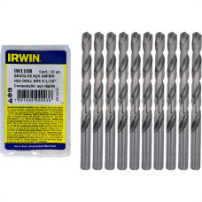 Broca Aco Rapido Irwin 1/16'' - Kit C/10 Pecas