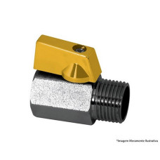Registro Para Gas Esfera Higiban Niquelado Mxf 1/2''
