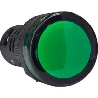 Sinalizador Led Steck 220V. Verde Boton Slds2202