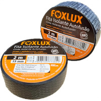 Fita Isolante Alta Tensao Foxlux Auto Fusao 19Mm X 2M - Kit C/10 Pecas