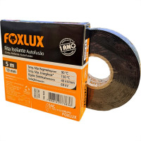 Fita Isolante Alta Tensao Foxlux Auto Fusao 19Mm X 5M - Kit C/12 Pecas