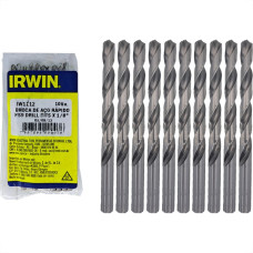 Broca Aco Rapido Irwin   1/8'' - Kit C/10 Pecas