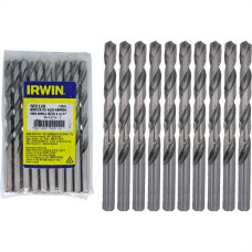 Broca Aco Rapido Irwin Tam.M 1/4'' - Kit C/10 Pecas