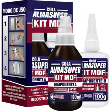 Cola Instantanea Almasuper Kit Mdf