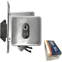 Fechadura Arouca Bico Duplo Externa Para Porta Correr 1006/098- Z-Ip