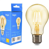 Lampada Filamento De Led Elgin A60 - 4W. 300Lm 2200K E-27 Bivolt