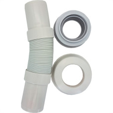 Tubo Ligacao Delflex Branco Abs Ajustavel+Spud