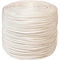 Corda Poliester Polifio Trancada Branca 3Mm - 1Kg