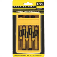 Chave Precisao Ponta Torx Eda Profissional Com 06 Pecas - 8Nh