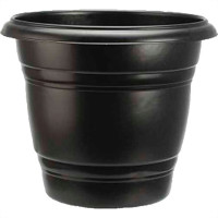 Vaso Pl.Redondo N.13 Preto-9498