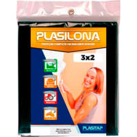 Lona Plastica Plasitap Preta 3X 2Mt