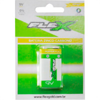 Pilha Bateria Flex 9V Zinc-9Z1