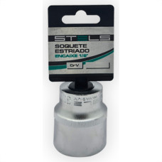 Soquete Stels Estriado Crv 1/2X30 Mm