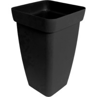 Vaso Coluna Floratta 22 Lt Preto