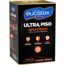 Tinta Eucatex Piso 18Lt Preto