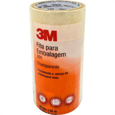 Fita Adesiva P/Emb.Transp. 3M 48 X 50 - Kit C/4 RL