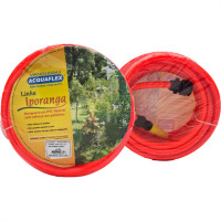 Mangueira Malha trançada Aquaflex Laranja 15Mt