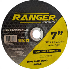 Disco Ranger Desbaste 7 X 7/8 - Kit C/5 UN