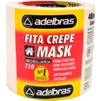 Fita Crepe Adelbras 710 48Mm X 50Mt - Kit C/2 RL